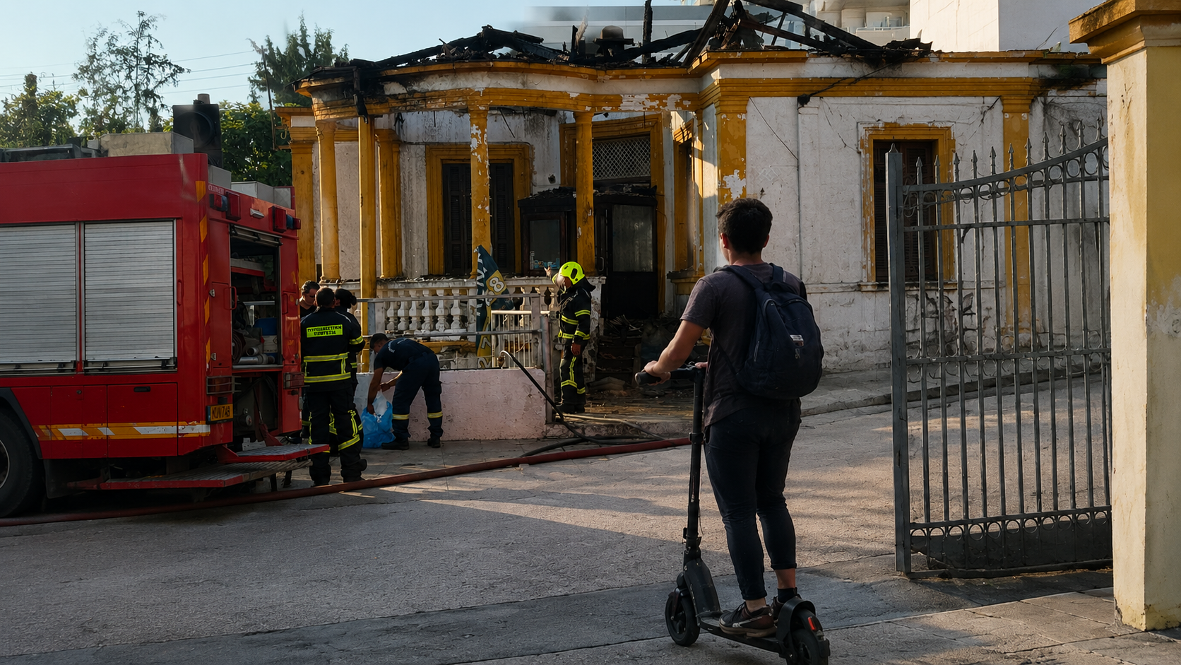 Corner Pub: &Pi;ή&gamma;&epsilon; &gamma;&iota;&alpha; &chi;&alpha;&lambda;&kappa;ό, &phi;έ&rho;&epsilon;&tau;&alpha;&iota; &nu;&alpha; ά&nu;&alpha;&psi;&epsilon; &phi;&omega;&tau;&iota;ά &sigma;&tau;&alpha; &kappa;&alpha;&lambda;ώ&delta;&iota;&alpha; &kappa;&alpha;&iota; έ&phi;&upsilon;&gamma;&epsilon; ό&tau;&alpha;&nu; &xi;έ&phi;&upsilon;&gamma;&alpha;&nu; &omicron;&iota; &phi;&lambda;ό&gamma;&epsilon;&sigmaf;