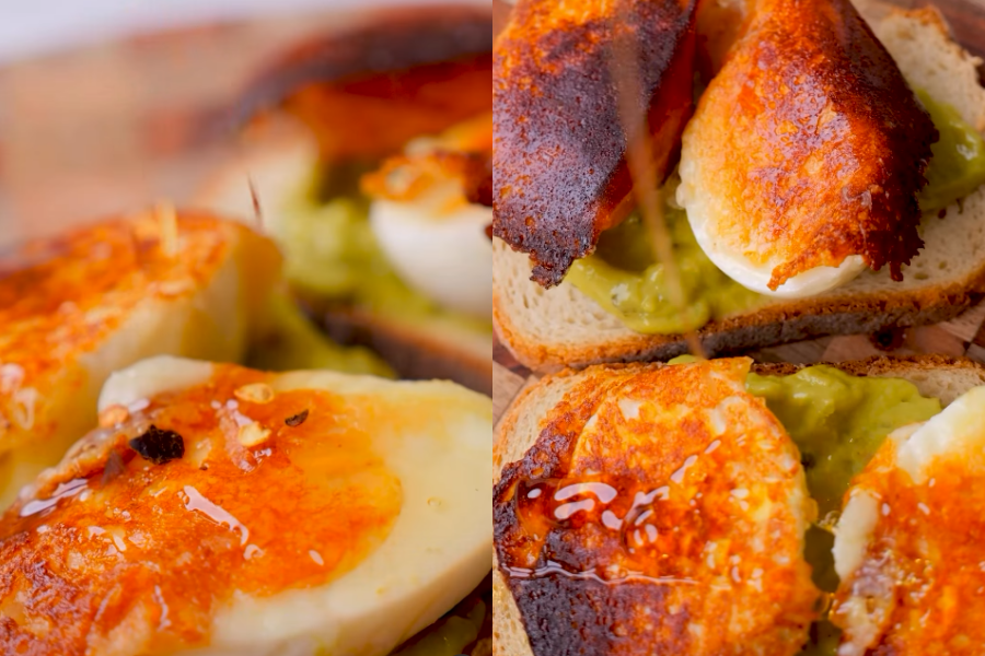 Golden Crispy Eggs &mu;&epsilon; &alpha;&beta;&omicron;&kappa;ά&nu;&tau;&omicron;