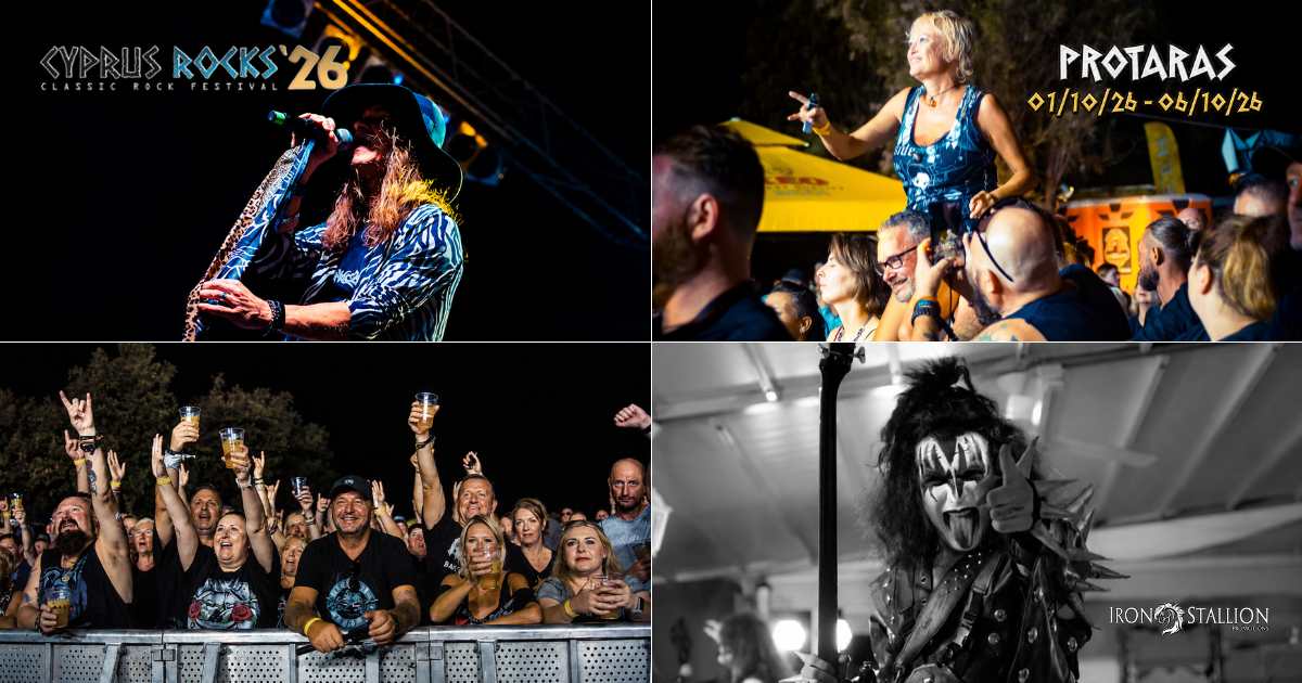 &Tau;&omicron; Cyprus Rocks Festival &epsilon;&pi;&iota;&sigma;&tau;&rho;έ&phi;&epsilon;&iota; &sigma;&tau;&omicron;&nu; &Pi;&rho;&omega;&tau;&alpha;&rho;ά &alpha;&upsilon;&tau;ό&nu; &tau;&omicron;&nu; &Omicron;&kappa;&tau;ώ&beta;&rho;&iota;&omicron;