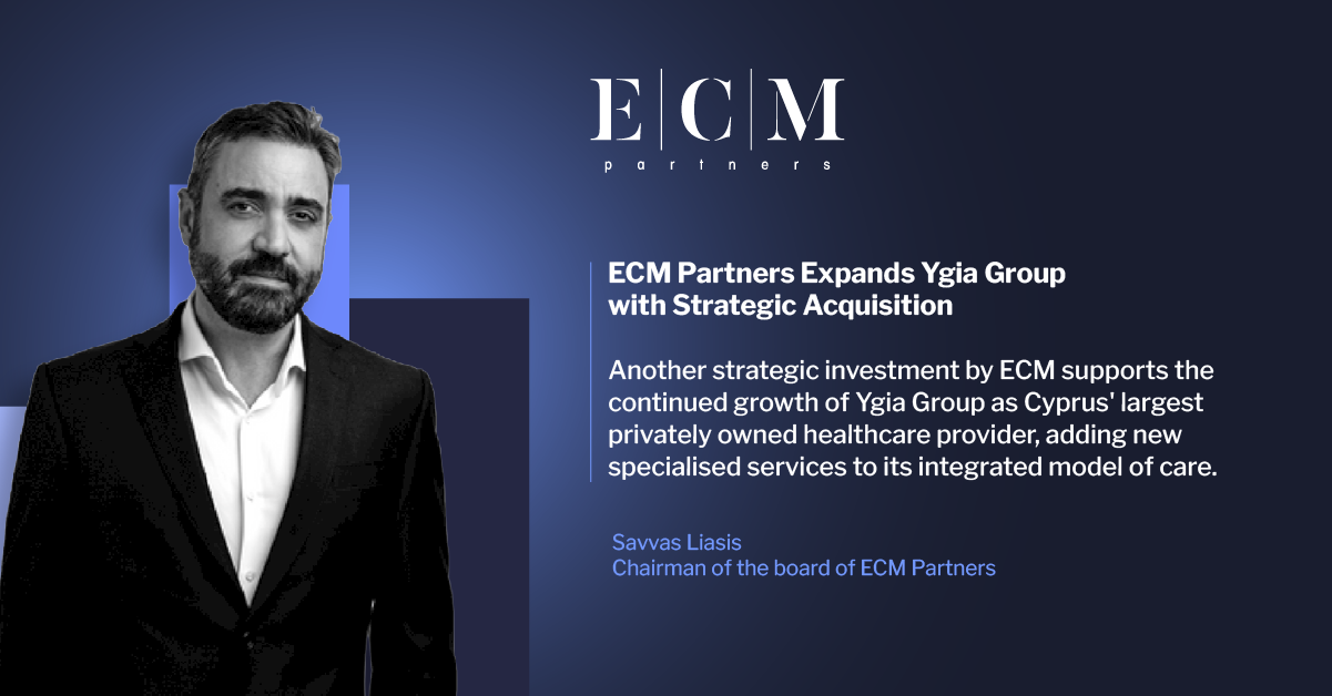 &Eta; ECM Partners &theta;&omega;&rho;&alpha;&kappa;ί&zeta;&epsilon;&iota; &tau;&eta;&nu; &eta;&gamma;&epsilon;&tau;&iota;&kappa;ή &theta;έ&sigma;&eta; &tau;&omicron;&upsilon; &Omicron;&mu;ί&lambda;&omicron;&upsilon; &Upsilon;&gamma;&epsilon;ί&alpha; &mu;&epsilon; &nu;έ&alpha; &sigma;&tau;&rho;&alpha;&tau;&eta;&gamma;&iota;&kappa;ή &epsilon;&xi;&alpha;&gamma;&omicron;&rho;ά