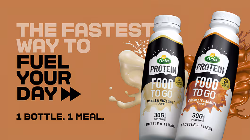 Η Arla Protein συνεχίζει να καινοτομεί με το Arla Protein Food to Go. 